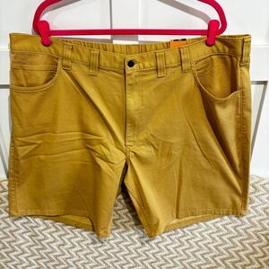 Carhartt Men’s Force Relaxed Fit 9" Shorts Golden Sands Waist 44 NWT